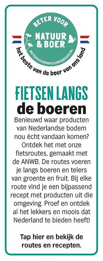 FIETSEN LANGS de boeren