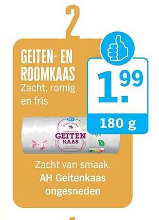 GEITEN- EN ROOMKAAS Zacht, romig en fris