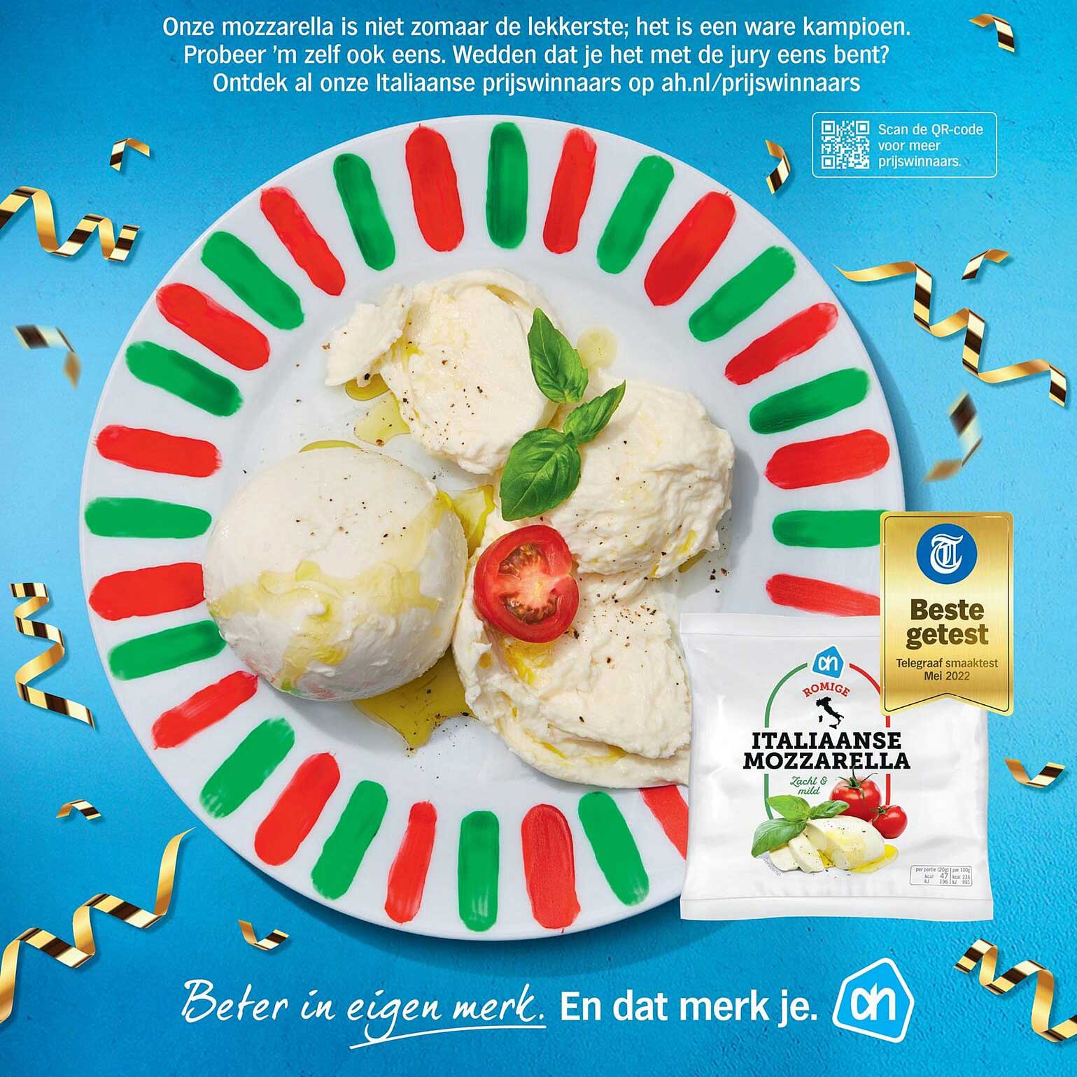 Italiaanse mozzarella