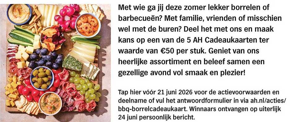 Met wie ga jij deze zomer lekker borrelen of barbecueën?