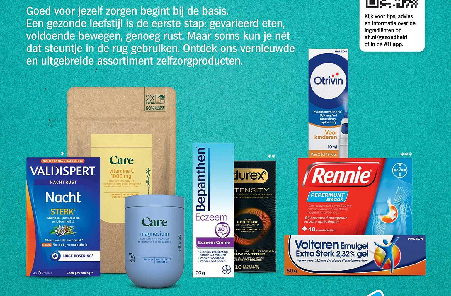 Ontdek ons vernieuwde en uitgebreide assortiment zelfzorgproducten