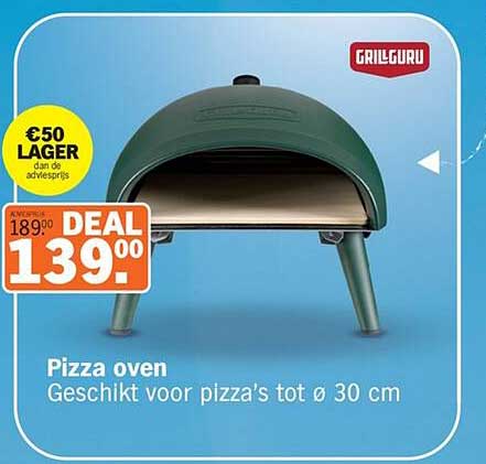 Pizza oven Geschikt voor pizza’s tot ø 30 cm