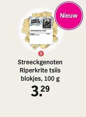 Streeckgenoten Riperkrite tsiis blokjes, 100 g