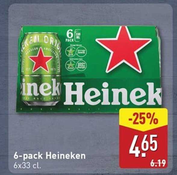 6-pack Heineken