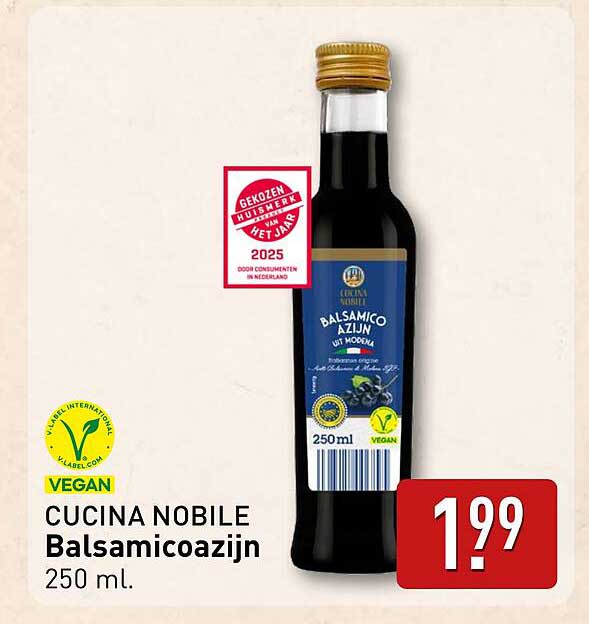 CUCINA NOBILE Balsamicoazijn 250 ml.