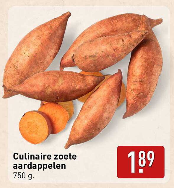 Culinaire zoete aardappelen
