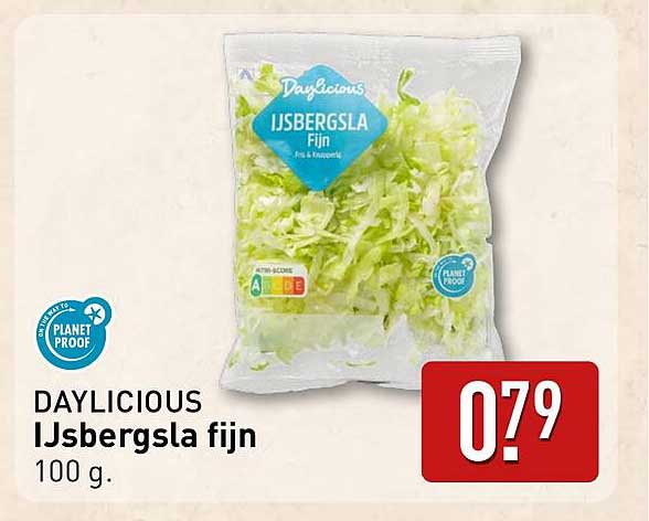 DAYLICIOUS IJsbergsla fijn 100 g.