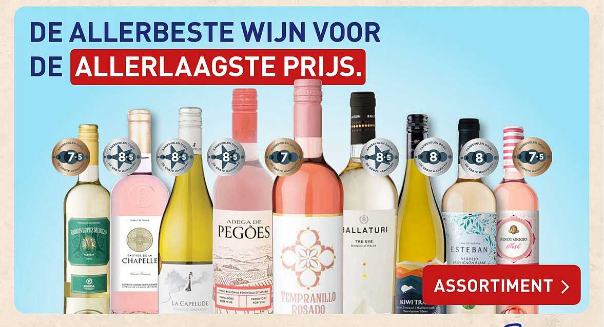 DE ALLERBESTE WIJN VOOR DE ALLERLAAGSTE PRIJS.