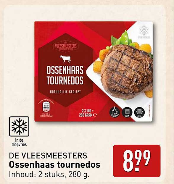 DE VLEESMEESTERS Ossenhaas tournedos