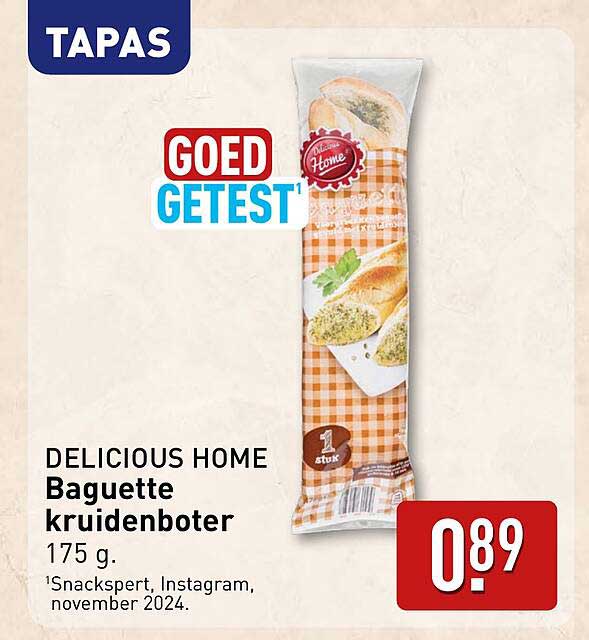 DELICIOUS HOME Baguette kruidenboter 175 g.