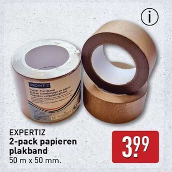 EXPERTIZ 2-pack papieren plakband