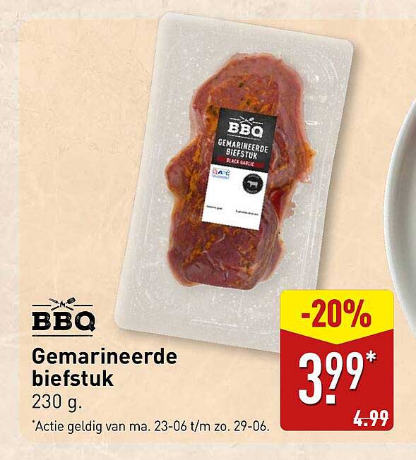 Gemarineerde biefstuk