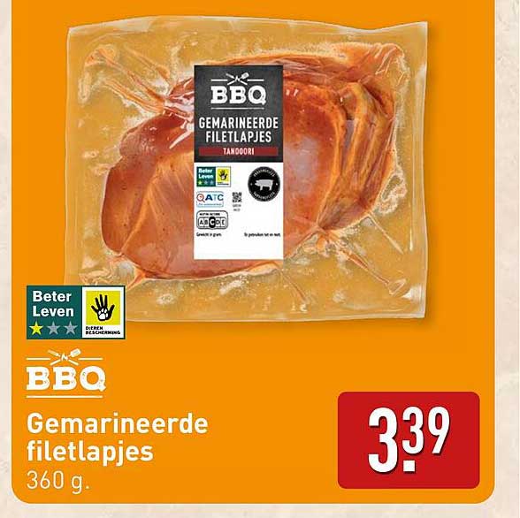 Gemarineerde filetlapjes