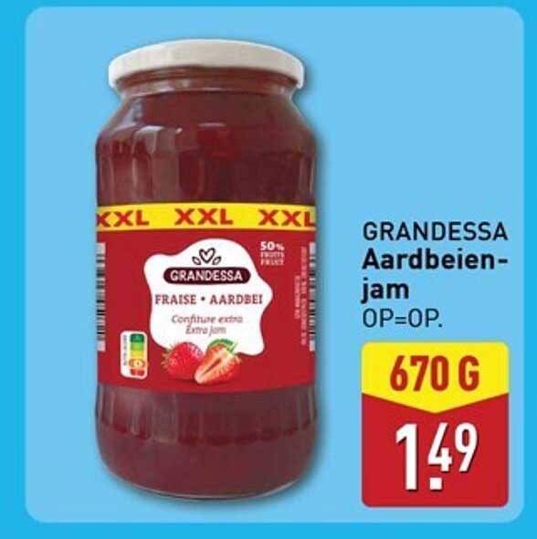 GRANDESSA Aardbeien-jam