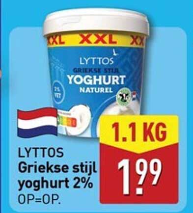 LYTTOS Griekse stijl yoghurt 2%