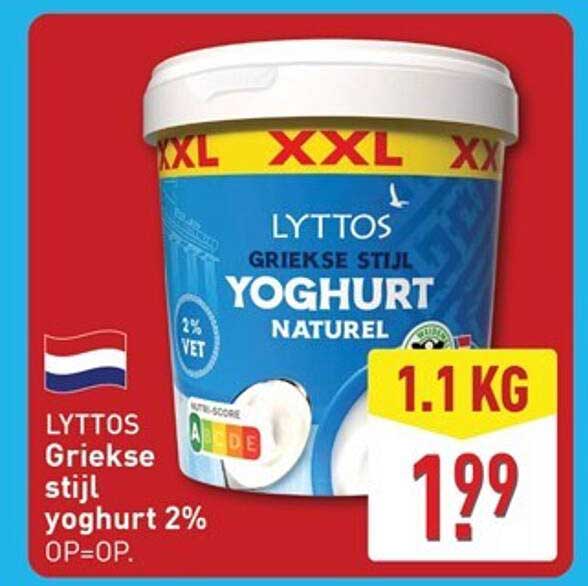 LYTTOS Griekse stijl yoghurt 2%