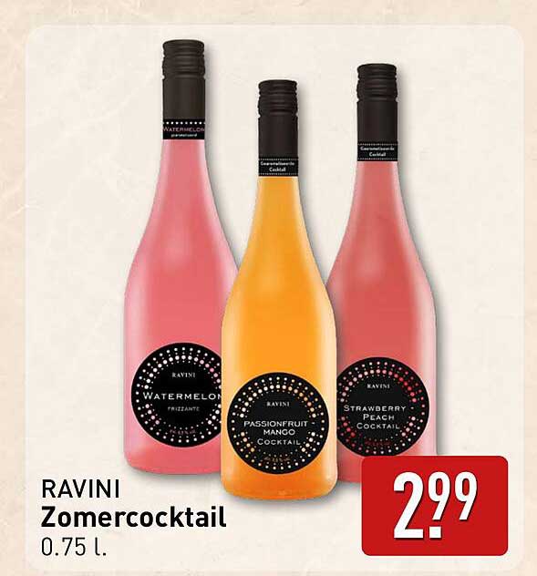 RAVINI Zomercocktail 0.75 L.