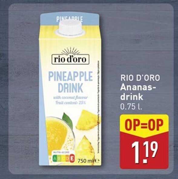 RIO D'ORO Ananas-drink 0.75 l.