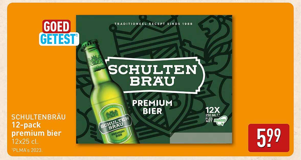 SCHULTENBRÄU 12-pack premium bier 12x25 cl.