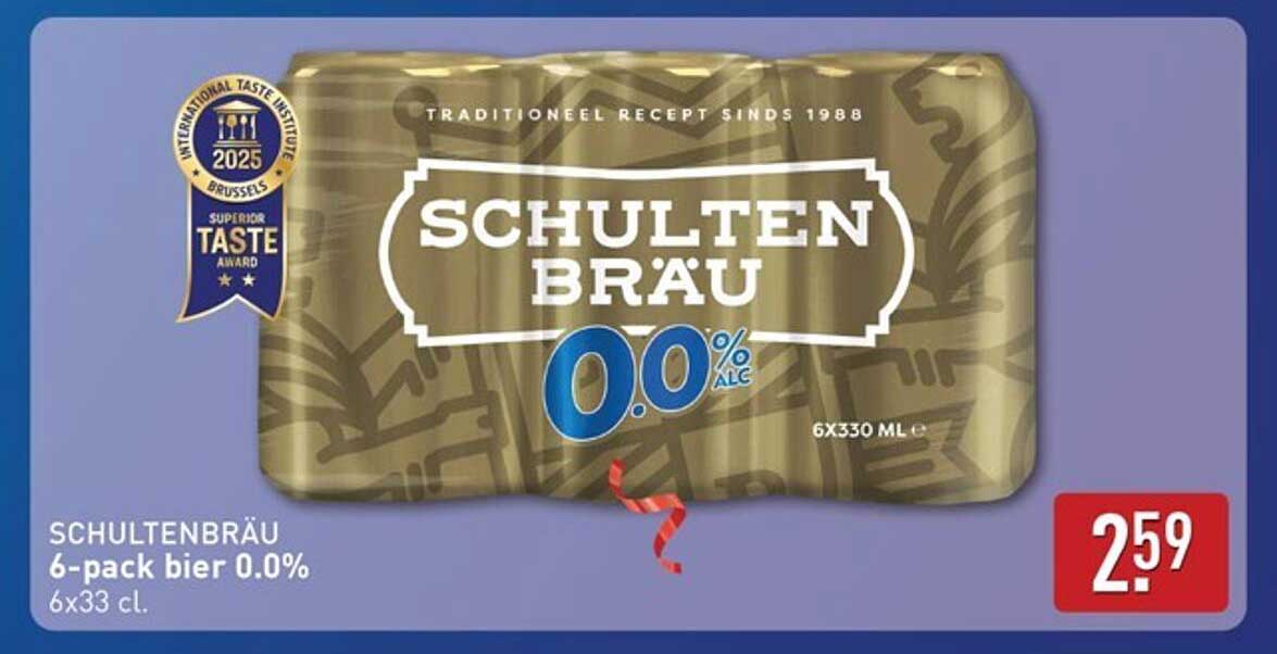 SCHUTLENBRÄU 6-pack bier 0.0%