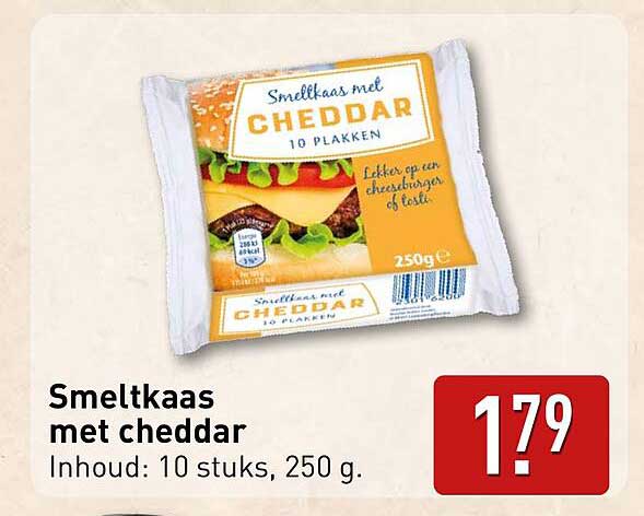 Smeltkaas met cheddar