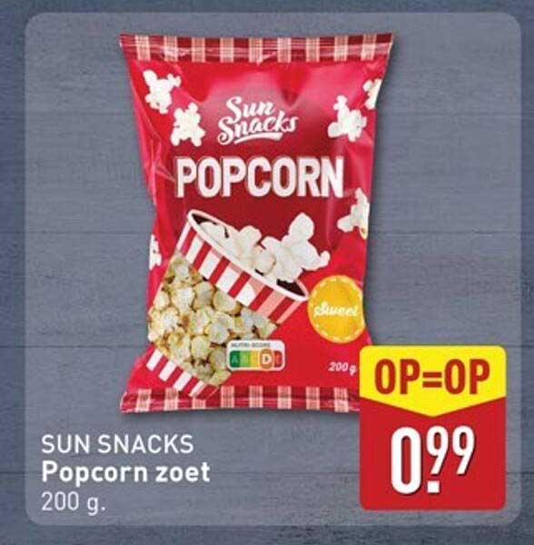 SUN SNACKS Popcorn zoet 200 g.
