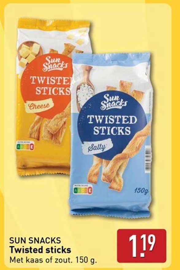 SUN SNACKS Twisted sticks