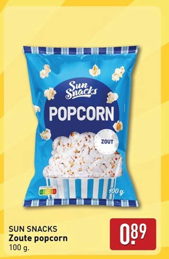 SUN SNACKS Zoute popcorn 100 g.