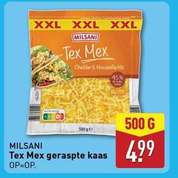 Tex Mex geraspte kaas
