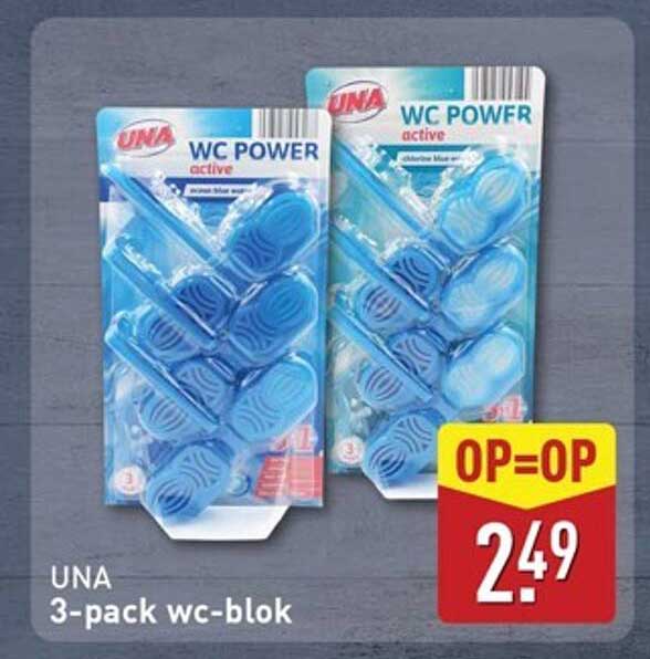 UNA 3-pack wc-blok