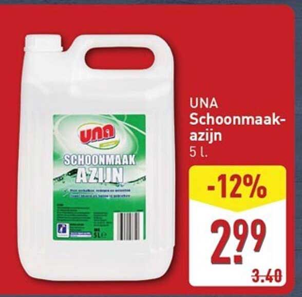 UNA Schoonmaakazijn 5 l.
