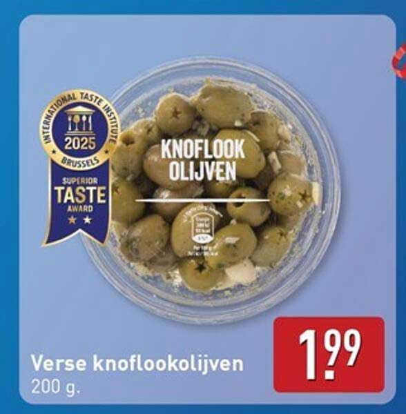Verse knoflookolijven 200 g