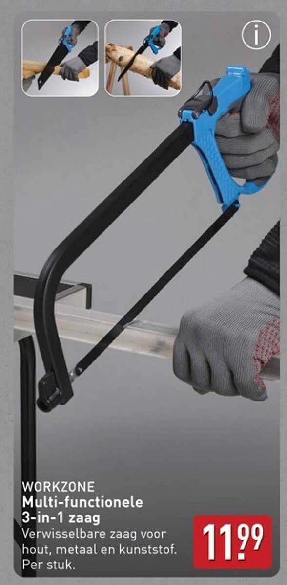 WORKZONE Multi-functionele 3-in-1 zaag