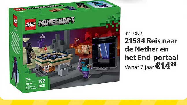 21584 Reis naar de Nether en het End-portaal