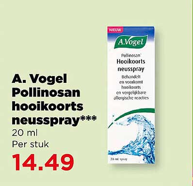 A. Vogel Pollinosan hooikoorts neusspray***