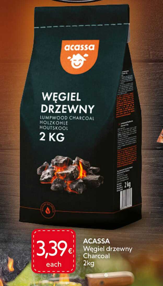 ACASSA Wegiel drzewny Charcoal 2kg