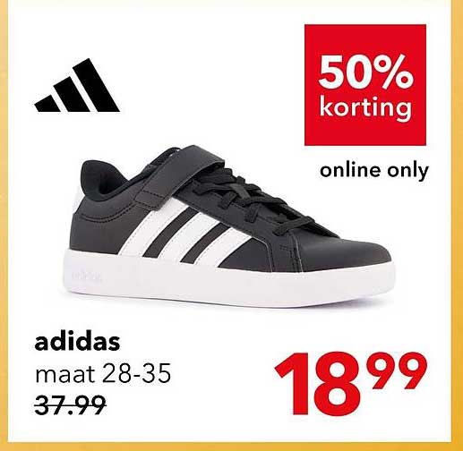 adidas maat 28-35 50% korting online only