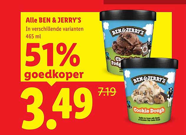 Alle BEN & JERRY'S