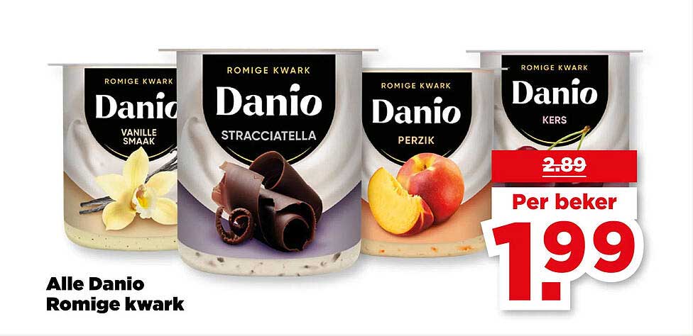 Alle Danio Romige kwark