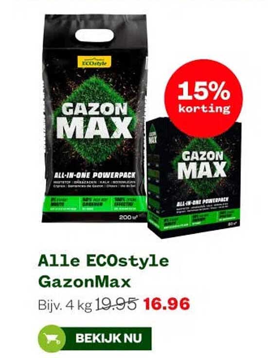 Alle ECOstyle GazonMax