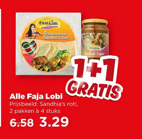 Alle Faja Lobi 1+1 gratis