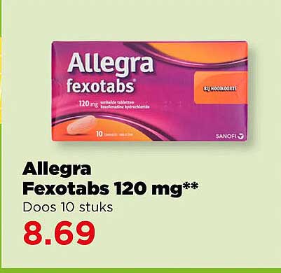 Allegra Fexotabs 120 mg**
