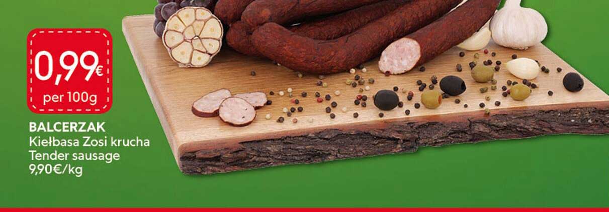 BALCERZAK Kiełbasa Zosi krucha Tender sausage