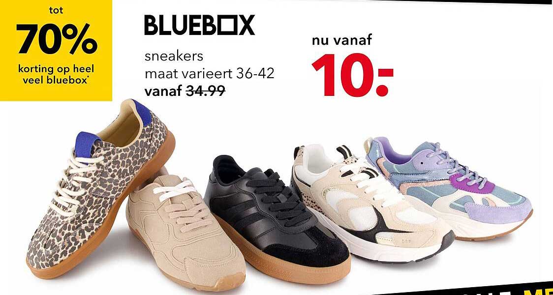 BLUEBOX sneakers maat varieert 36-42 vanaf 34.99