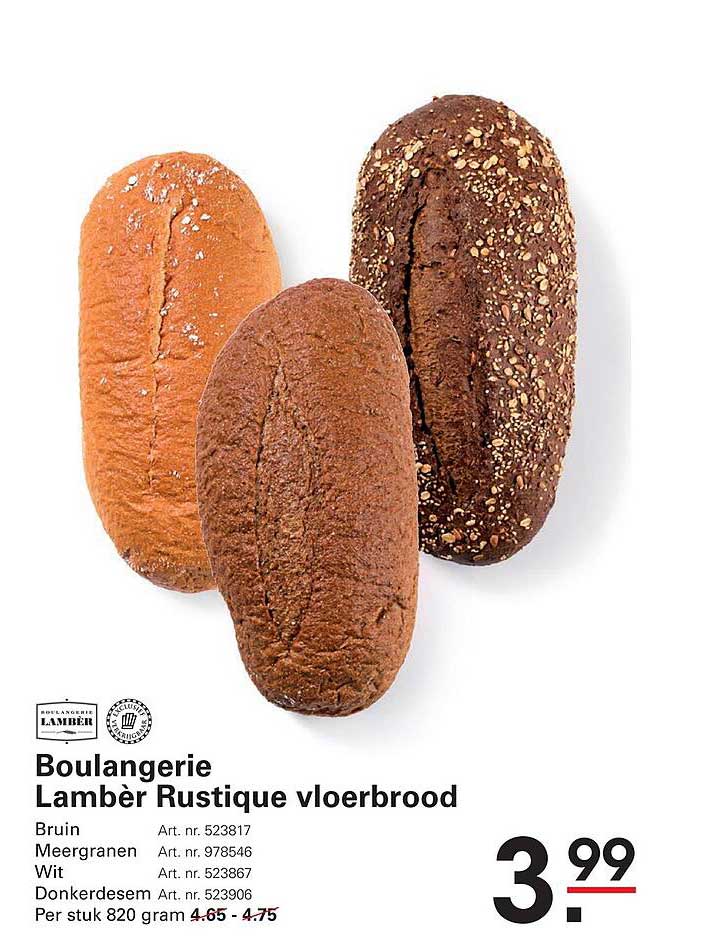 Boulangerie Lamber Rustique vloerbrood