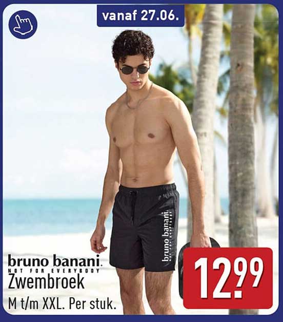 bruno banani Zwembroek M t/m XXL. Per stuk.
