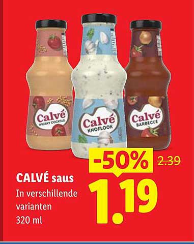 CALVÉ saus