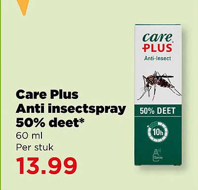 Care Plus Anti insectspray 50% deet*