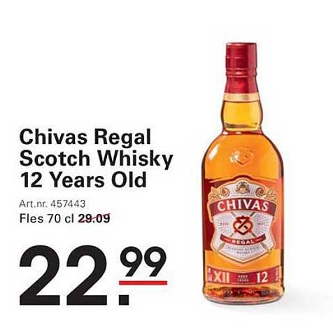 Chivas Regal Scotch Whisky 12 Years Old