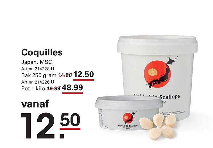 Coquilles Japan, MSC